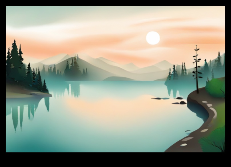 בד רגוע: ציור תמונה של שלווה באמצעות טכניקות הרפיה