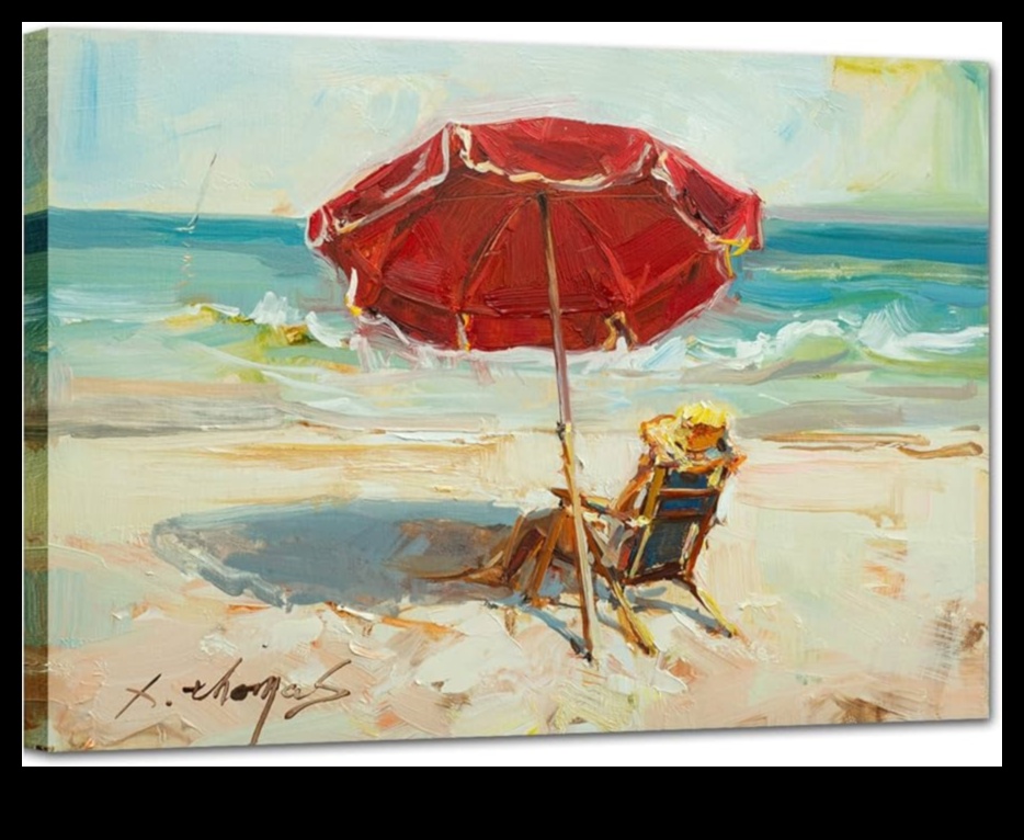 בד רגוע: ציור תמונה של שלווה באמצעות טכניקות הרפיה