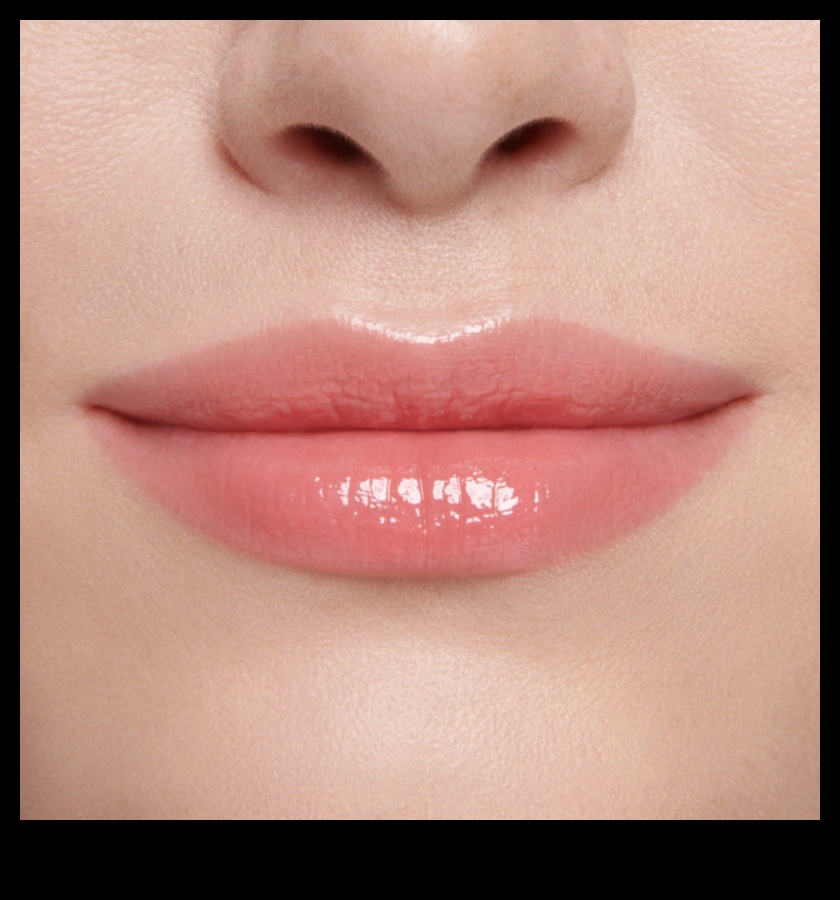 חיבוק שפתיים טבעי: השגת יופי ללא מאמץ עם גלוסים מינימליסטיים