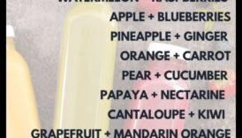 Juicy Delights שילובי מיץ שיאו לכל חיך 3 תענוגות עסיסיים: שילובי מיץ פירות טריים לכל חיך