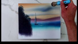 בד רגוע: ציור תמונה של שלווה באמצעות טכניקות הרפיה